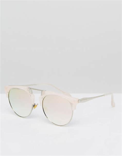 jeepers peepers round sunglasses in pink